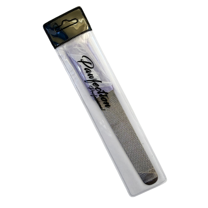 3.75" Engraved Nail File w/ Purple Glitter Handle