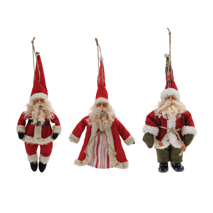 3PC SANTA FIGURE SET