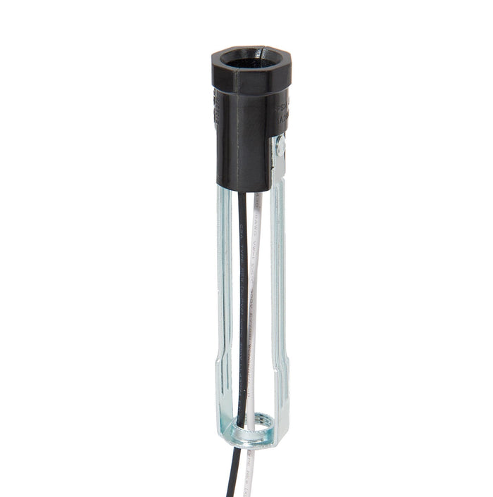 4" Tall Candelabra Base Phenolic Socket 26" Wire Leads (47763)