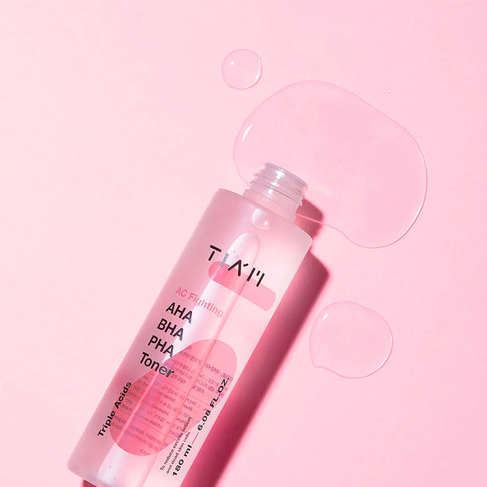 Tiam AC Fighting AHA BHA PHA Toner Nudie Glow Australia