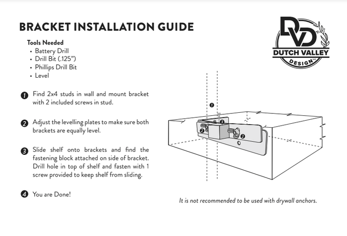 Adjustable Floating Shelf Brackets