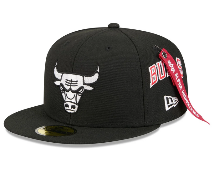 Alpha Industries Bulls Black 59FIFTY Fitted-3