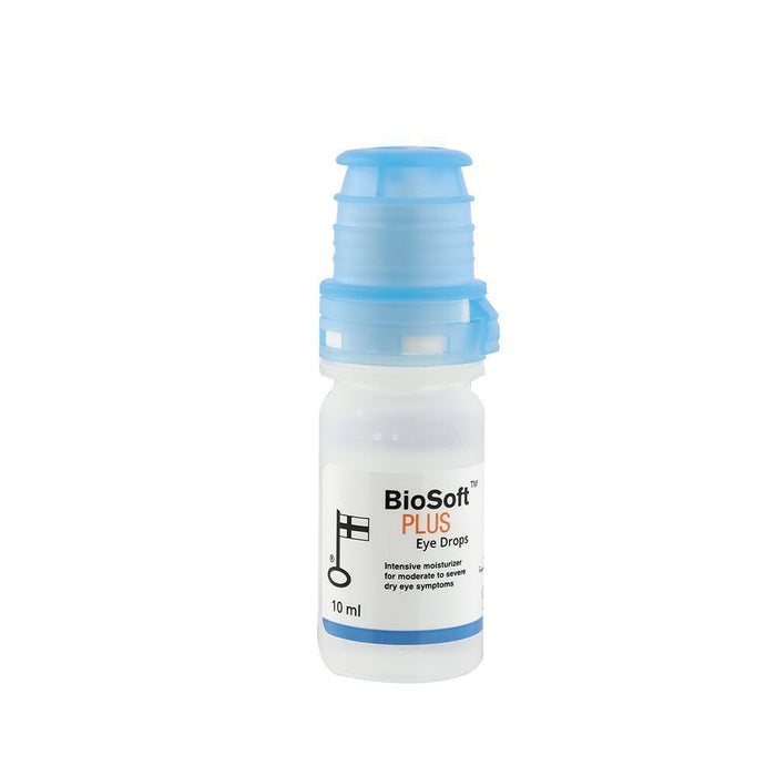 Biosoft Plus Moisturizing Drops for Dry Eyes, 10ml - Makkah Pharmacy