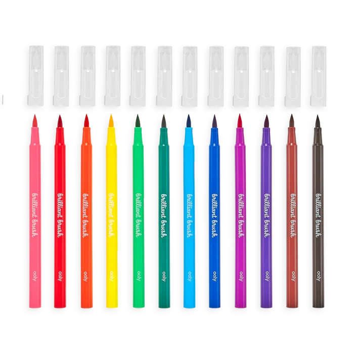 Brilliant Brush Markers