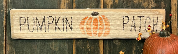 BW-13 "Pumpkin Patch" Painted Sign