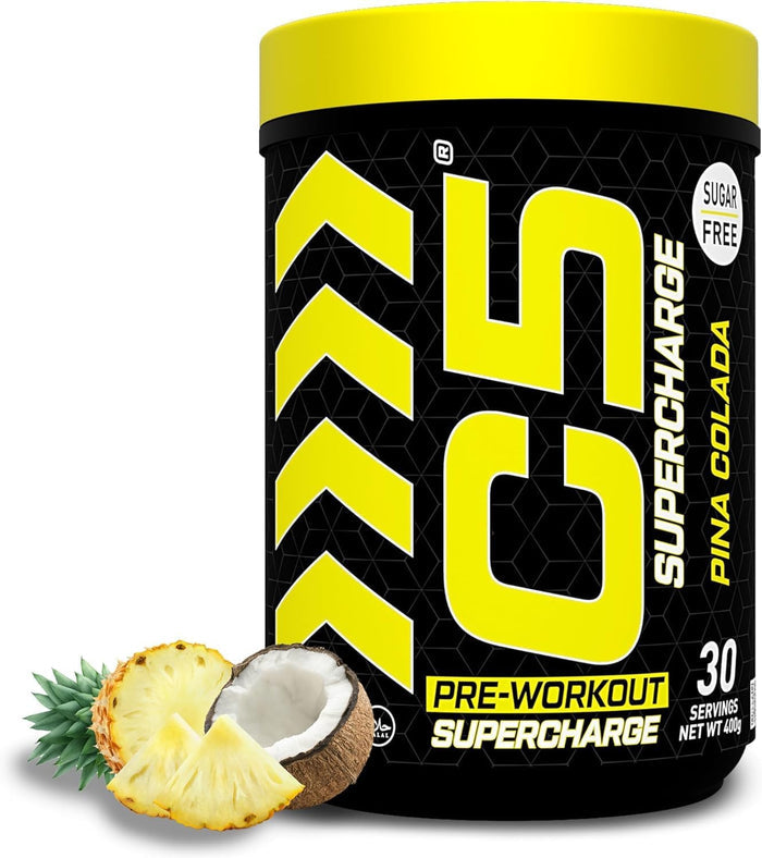 C5 Supercharge Pre-Workout Powder Pina Colada 30 Servings