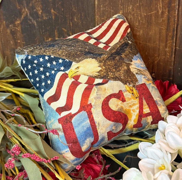 CCU-06 Printed Small "Eagle USA" Pillow Tuck