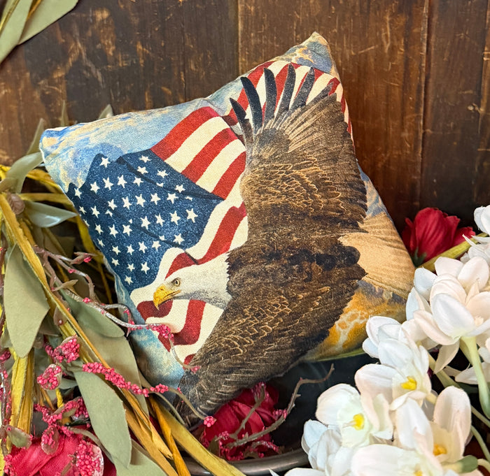 CCU-07 Printed Small "Eagle & Flag" Pillow Tuck