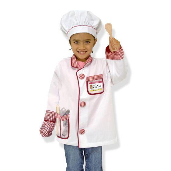 Chef Role Play Costume Set 3 - 6yrs - USA Party Store