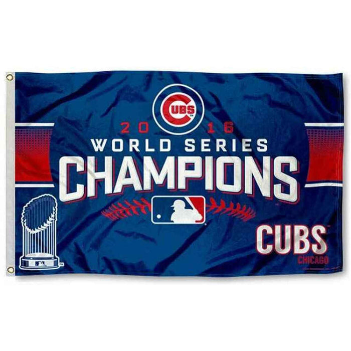 CHICAGO CUBS 2016 CHAMPIONS FLAG - DELUXE 3' X 5'