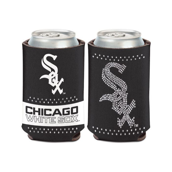 CHICAGO WHITE SOX BLING CAN COOLER 12 OZ.