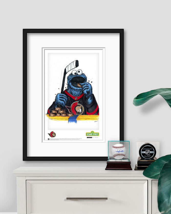 Cookie Monster x NHL Senators Limited Edition Art Print