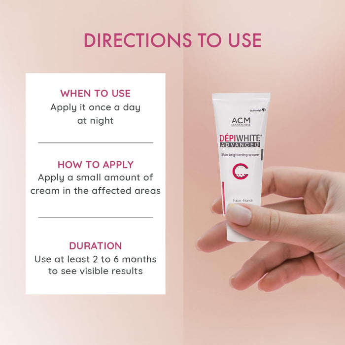 Dr Reddy's Depiwhite Advanced Skin Radiance Cream with Phosphatase Activators Help Reduces Dark Spots Helps Improves Complexion Sustained Results No Hydroquinone and Steroids 40ml