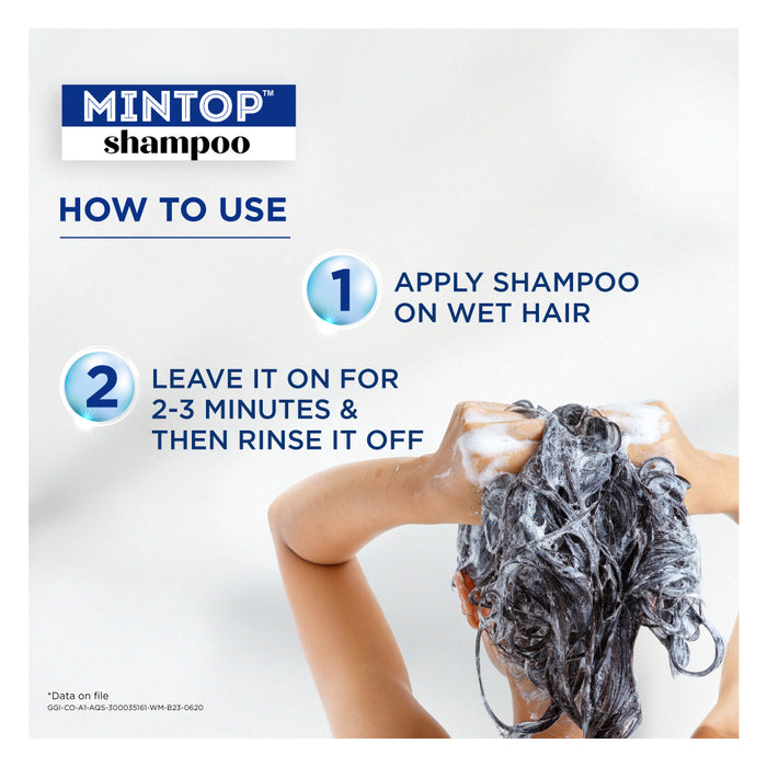 Dr. Reddy's Mintop Shampoo for Hair Fall Control | Fortified with Procapil and Redensyl | Helps increase hair shine softness | Sulphate free | Helps strengthen hair roots 100 ml (Pack of 1)