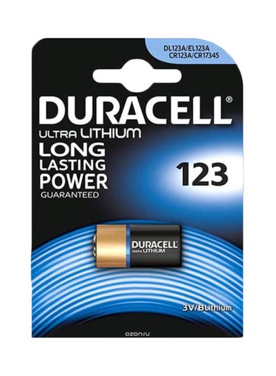 Duracell Hpl 123 Ultra Lithium Battery Multicolour