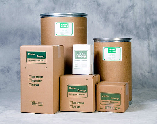 DUST/ Oil Base Sweeping Compound with Grit, 50 lb Box