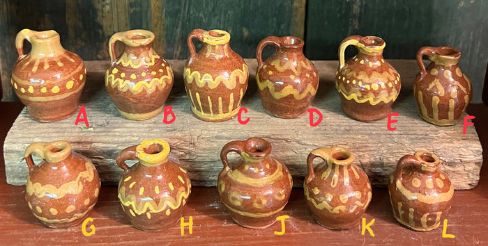 EJS-MP48 Mini Redware Jugs