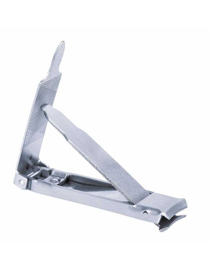 Nail clipper with foldable design and textured grip