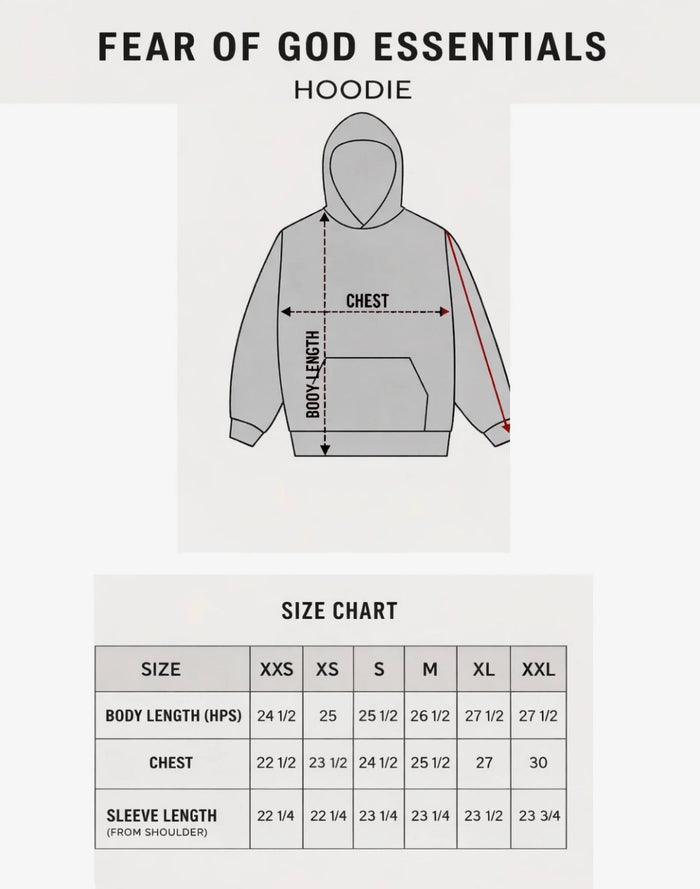 Fear Of God Essentials Hoodie Light Oatmeal