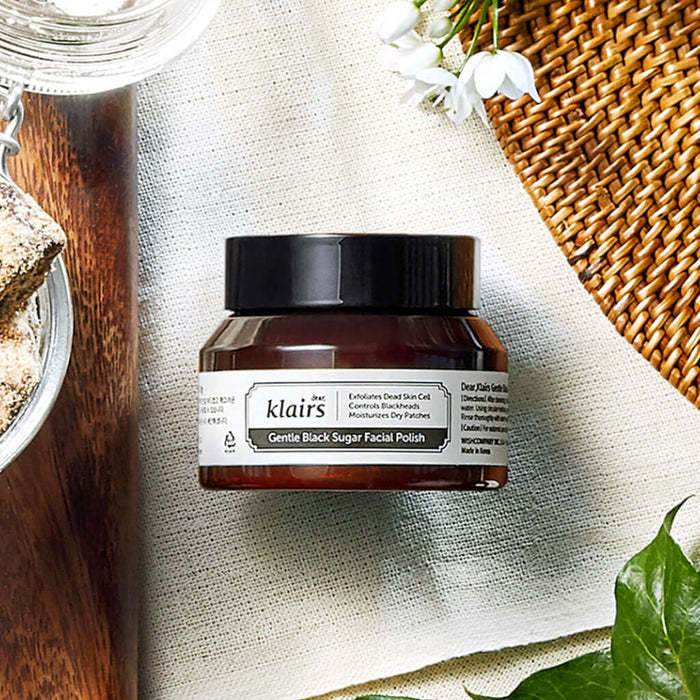 Nudie Glow Dear Klairs Gentle Black Sugar Facial Polish Korean Beauty Skincare Australia