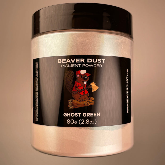 Ghost Green Beaver Dust Mica Pigments