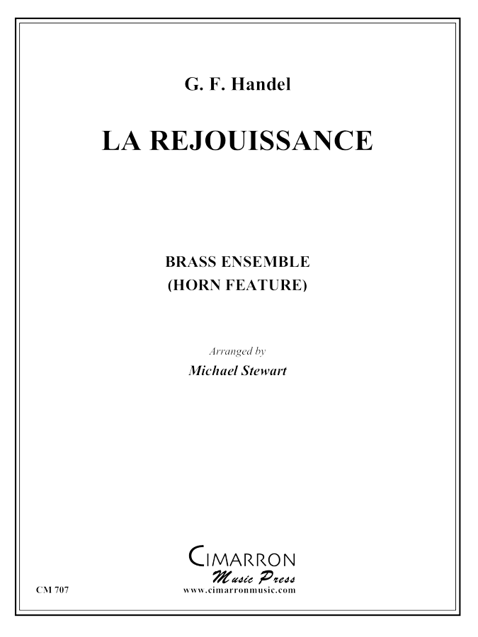 Handel - La Rejouissance - Brass Ensemble
