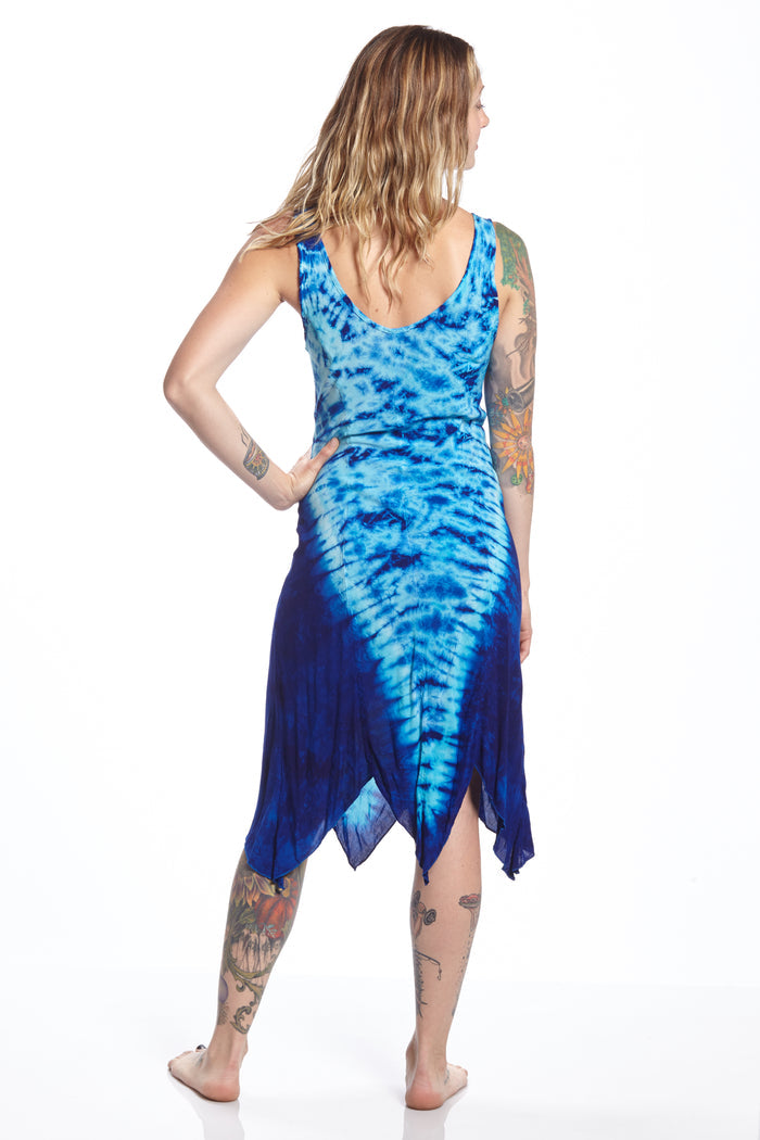 Hanky Tank Turquoise V-Down