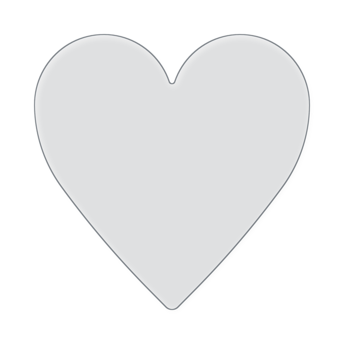 Heart Serving Board Acrylic Router Template