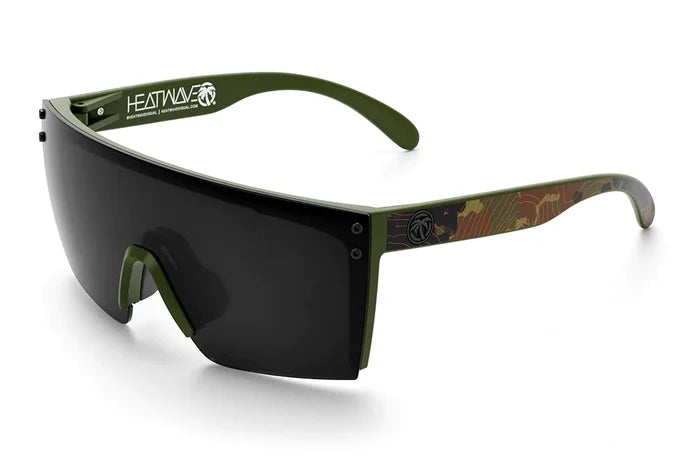 Heat Wave Lazer Face Topo Camo Z.87 Safety Glasses - Ironworkergear