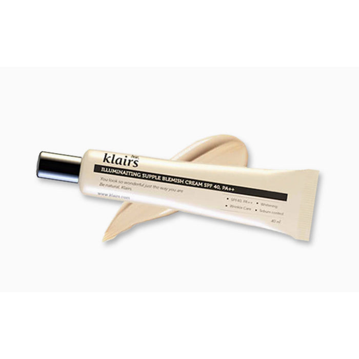 KLAIRS Illuminating Supple Blemish Cream SPF 40, PA++ Nudie Glow Best Korean Beauty Australia