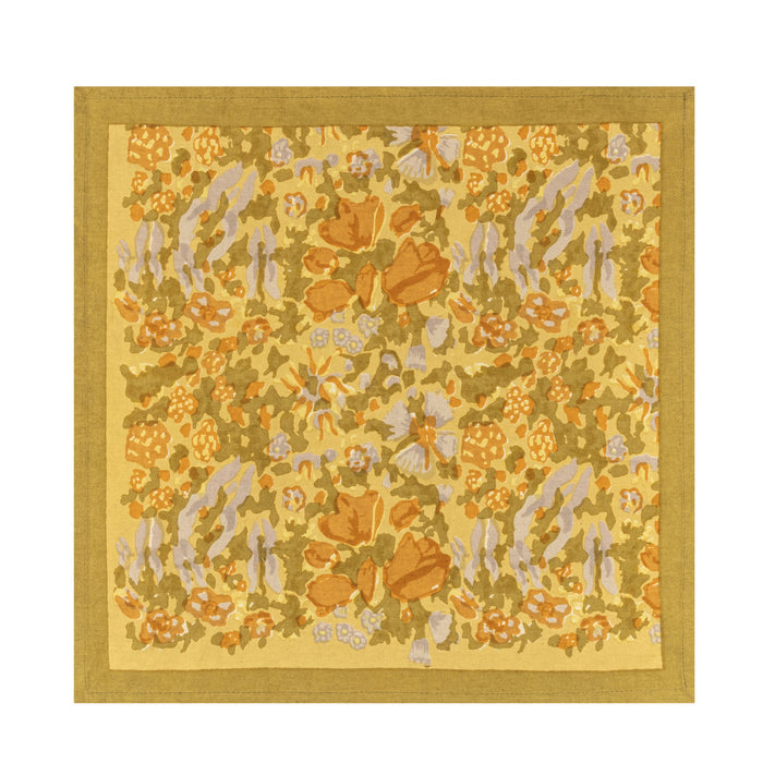 Jardin Mustard & Grey | Napkins - Set of 6