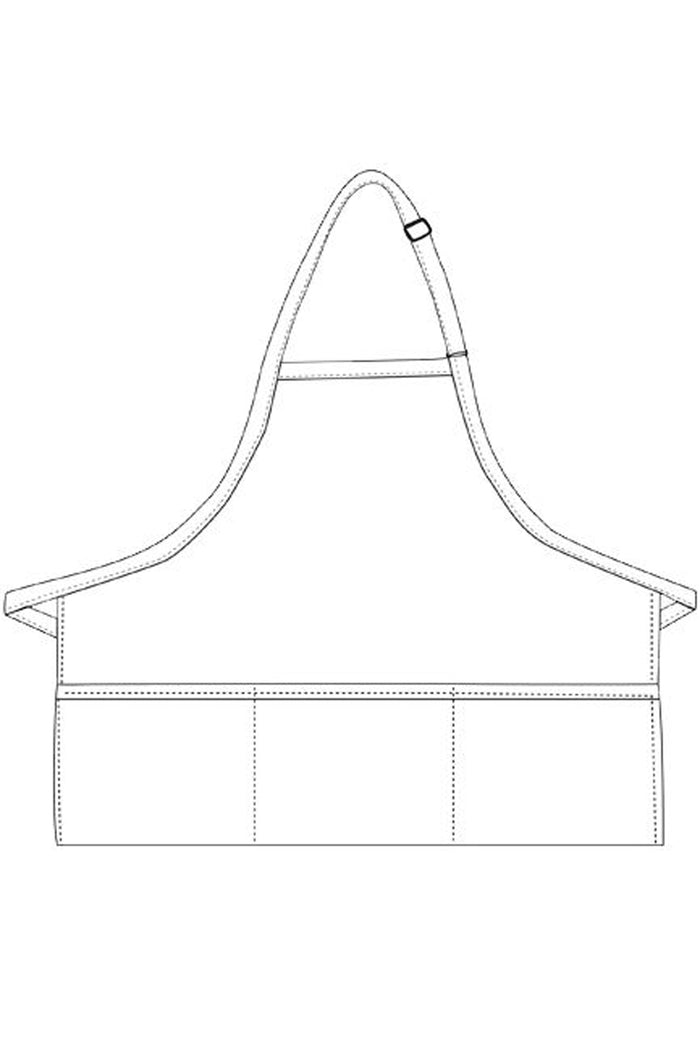 DayStar Kelly Deluxe Bib XL Adjustable Apron (3 Pockets)