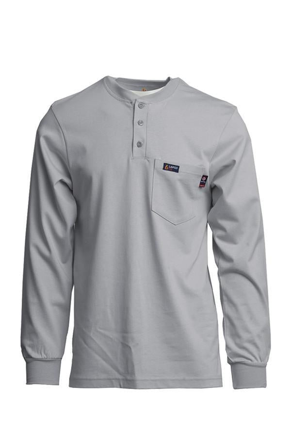 Lapco 7oz. FR Henley- Discontinued - Ironworkergear