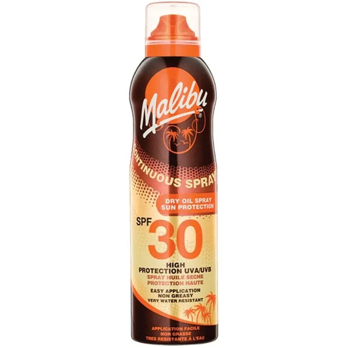 Malibu SPF 30 Continuous Dry Oil Spray 175ml