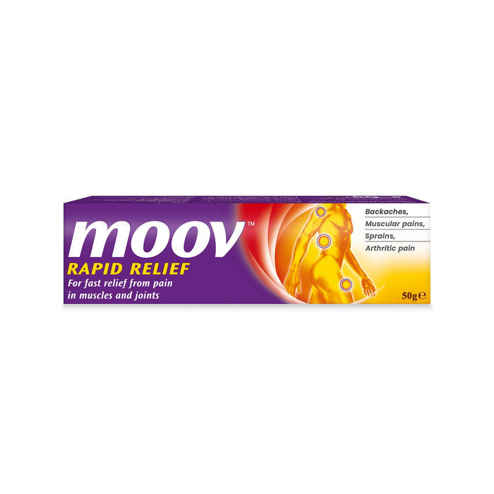 Moov Rapid Relief Fast Pain in Muscles & Joints Ointment, 50g - Makkah Pharmacy