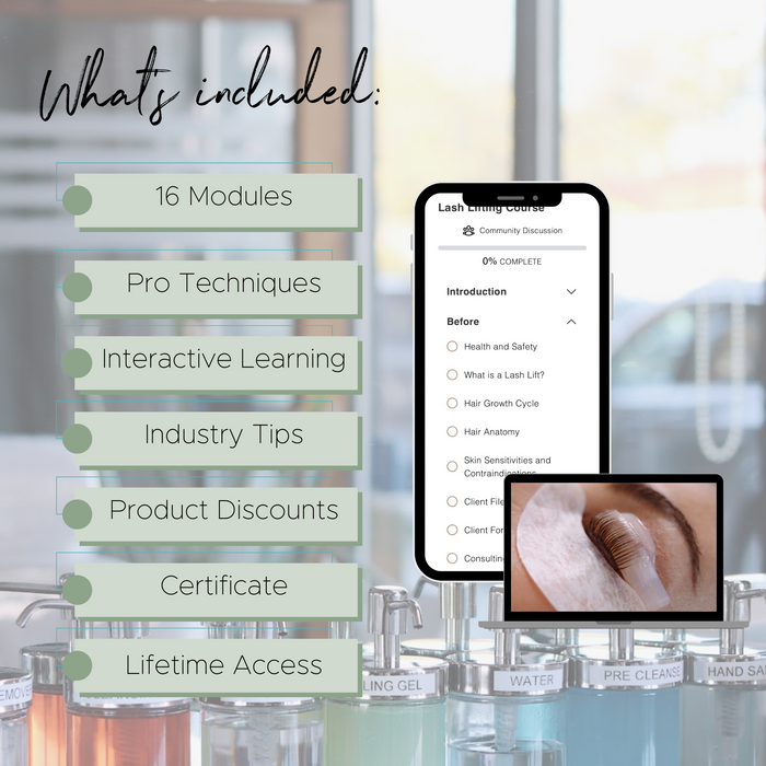 Motherpluckers Academy - Lash Lifting Online Training