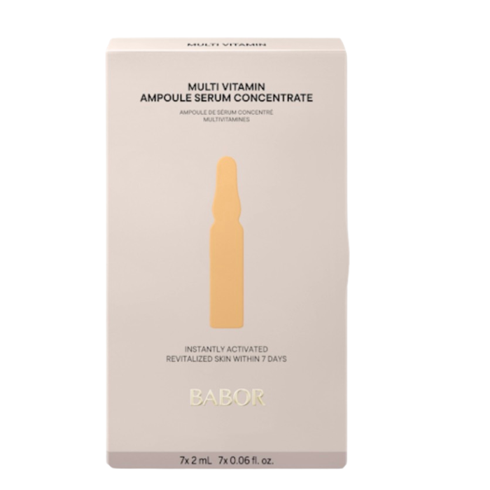 BABOR Multi Vitamin Ampulle – revitalisierendes Gesichtsserum für mehr Ausstrahlung, Energie und gepflegte Haut