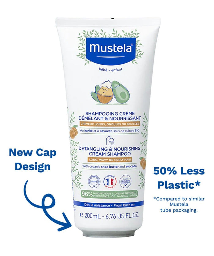 Mustela Detangling Infant Cream Shampoo, 200ml - Makkah Pharmacy