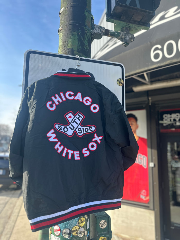 New Era Chicago White Sox Throwback Nylon Jacket-1
