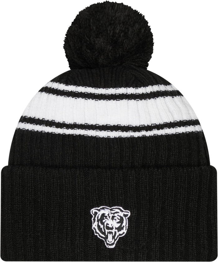 New Era Men's Chicago Bears Black Sideline Sport Knit-1