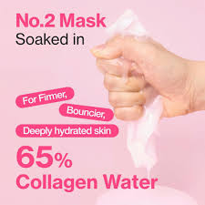 Numbuzin No.2 Rose PDRN Collagen Water Plumping Mask 4