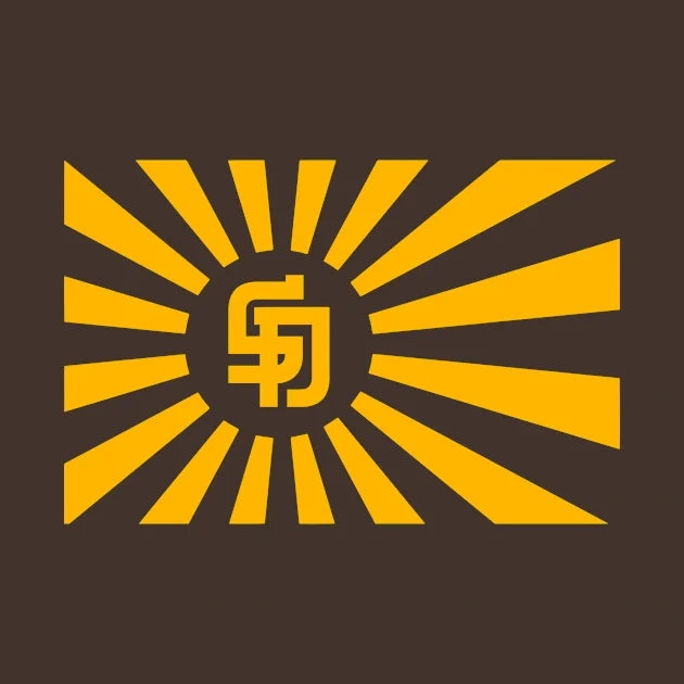 Padres Japanese War Flag T-Shirt