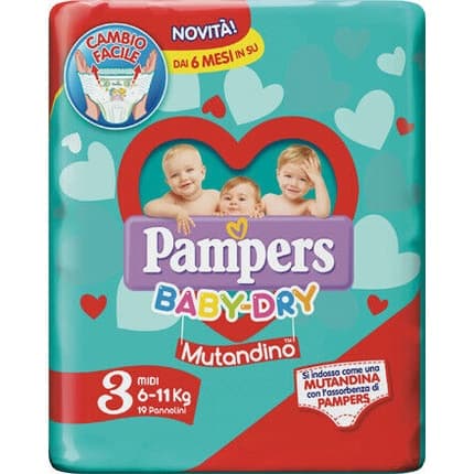 Pampers Baby Dry Diapers Size Midi