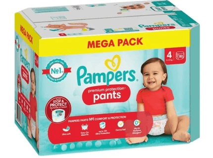 Pampers Premium Protection Pants Mega Pack Size 4 915 Kg 80 Pieces