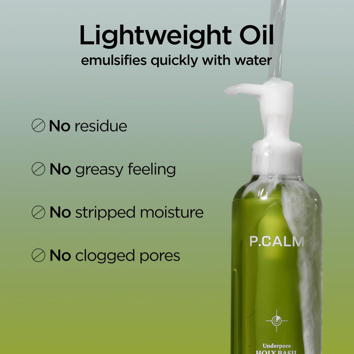 P.Calm Underpore Holy Basil Cleansing Oil 190ml