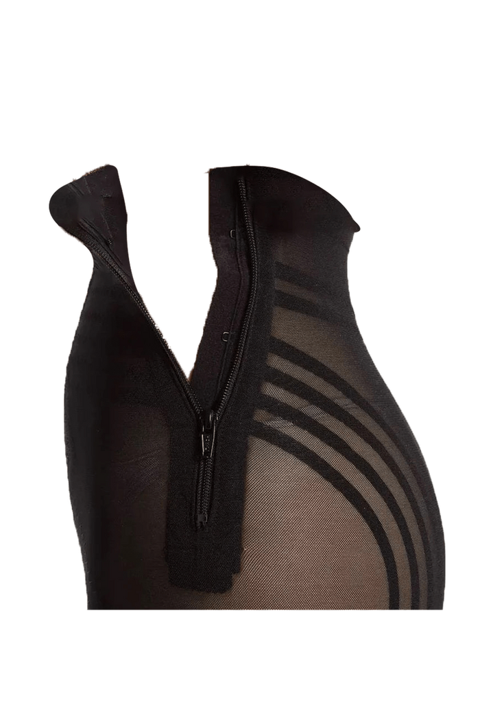Rago Hi-Waist Long Leg Girdle w/ Zip 6201