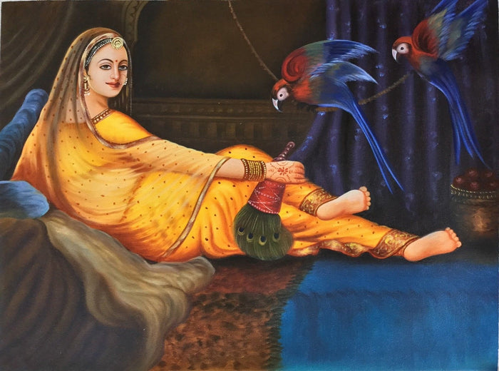 Rajasthani Indian Portrait Art