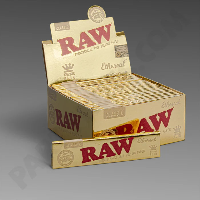 RAW CLASSIC ETHEREAL KING SIZE SLIM PAPER | 50PK