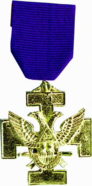 RSR2 Scottish Rite 32nd Degree Jewel Wings Up