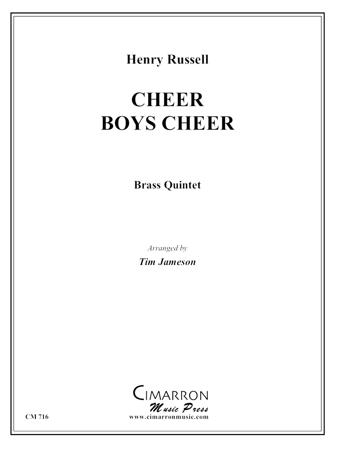 Russell - Cheer Boys, Cheer - Brass Quintet